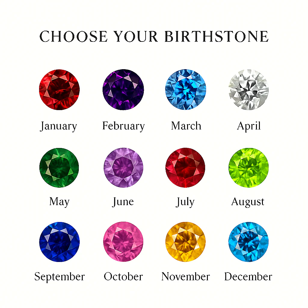 The Solarié Personalized Name + Birthstone Necklace - Image 3